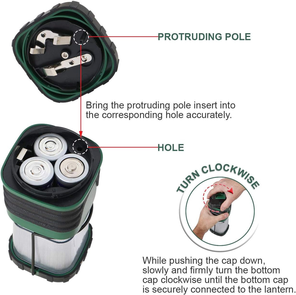 StarLight LED Camping Lantern - Water Resistant - Shock Proof - Long Lasting Up To 6 DAYS - 1000 Lumens Ultra Bright