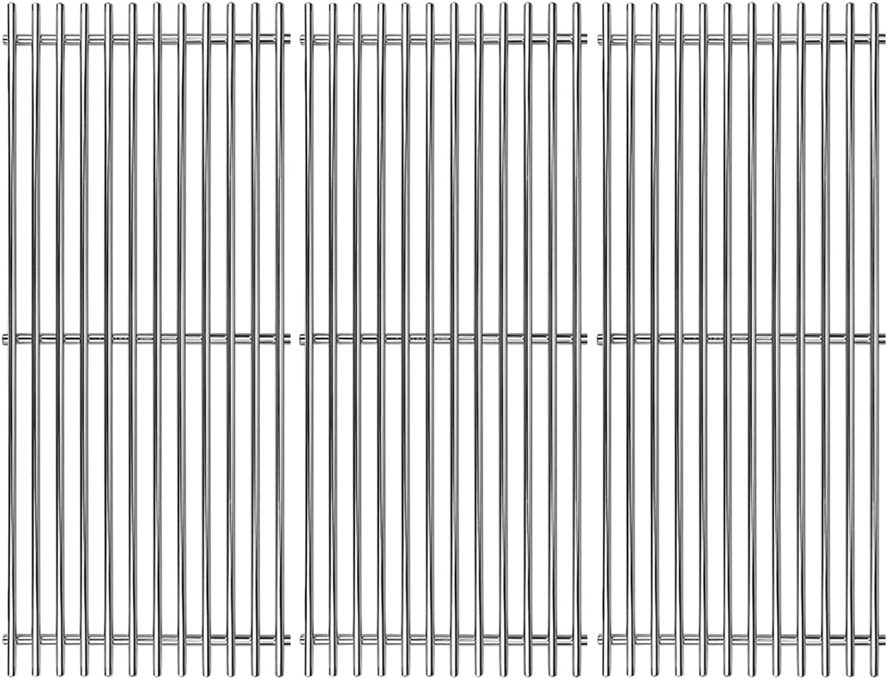 SF027C (3-Pack) 17 3/4" Stainless Steel Cooking Grid for Kenmore 148.16156210, 148.1637110; Master Forge 3218LT, 3218LTM, 3218LTN, DG0576CC, E3518-LP, L3218; Perfect Flame SLG2007D