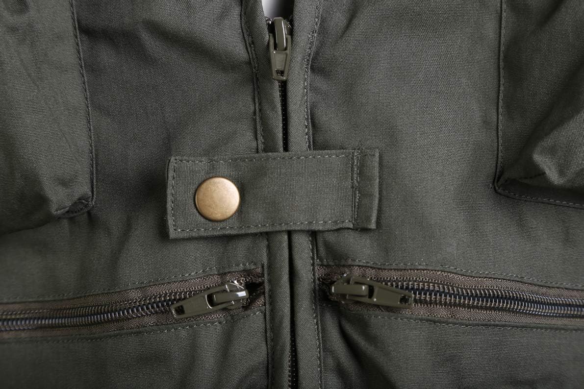 BACKBONE Men's Multi‑Pocket Travel Utility Vest, Outdoor Photography Safari Vest