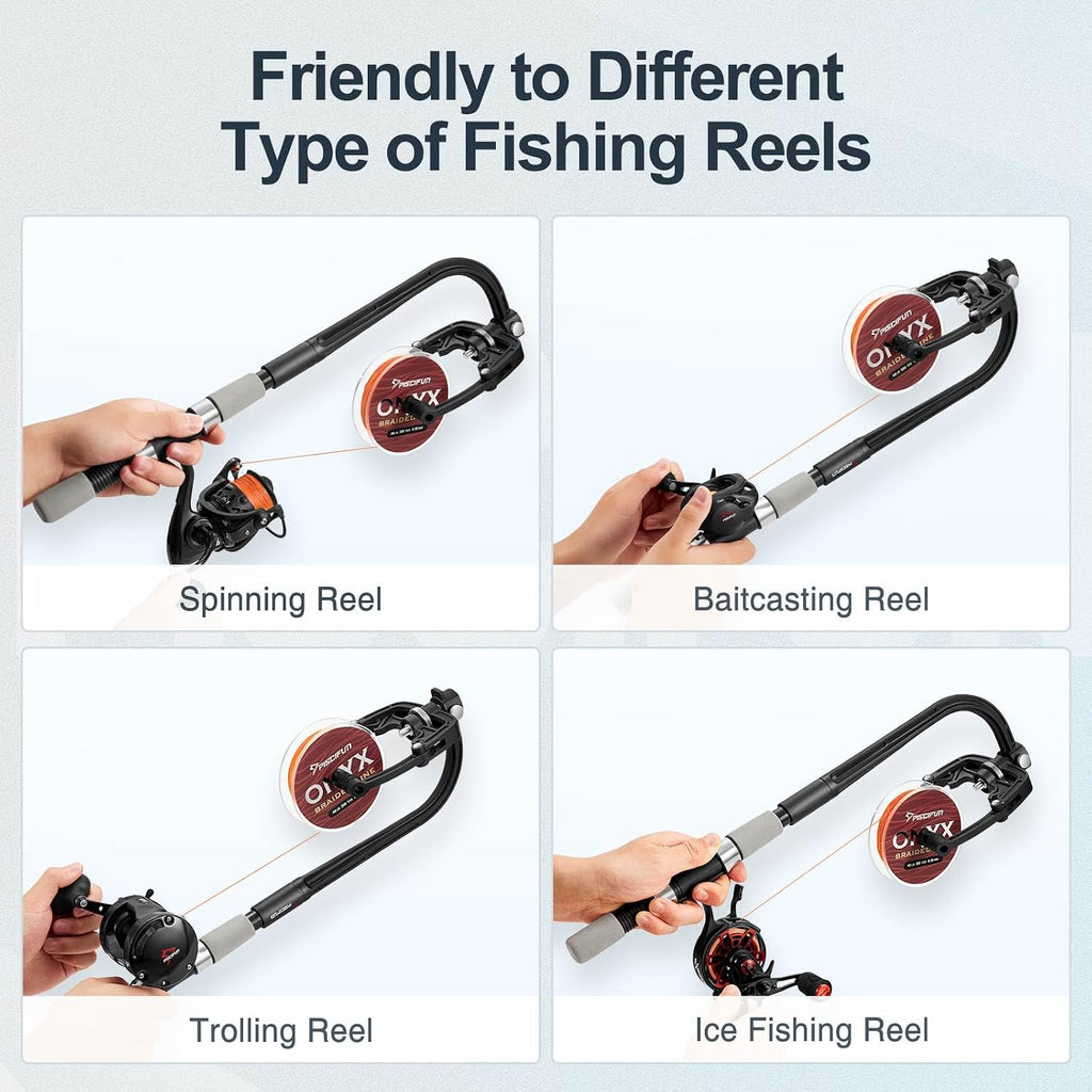 Piscifun Fishing Line Spooler, Portable Winder for Fishing Reels