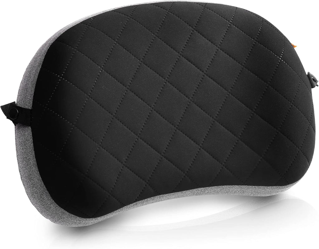 TREKOLOGY Lightweight Travel Pillow – Compact Inflatable Camping Pillow for Backpacking, Travel, Plane, or Hammock – Neck & Lumbar Support, Washable Cover, Two-Way Valve – Ultralight Hiking Gear