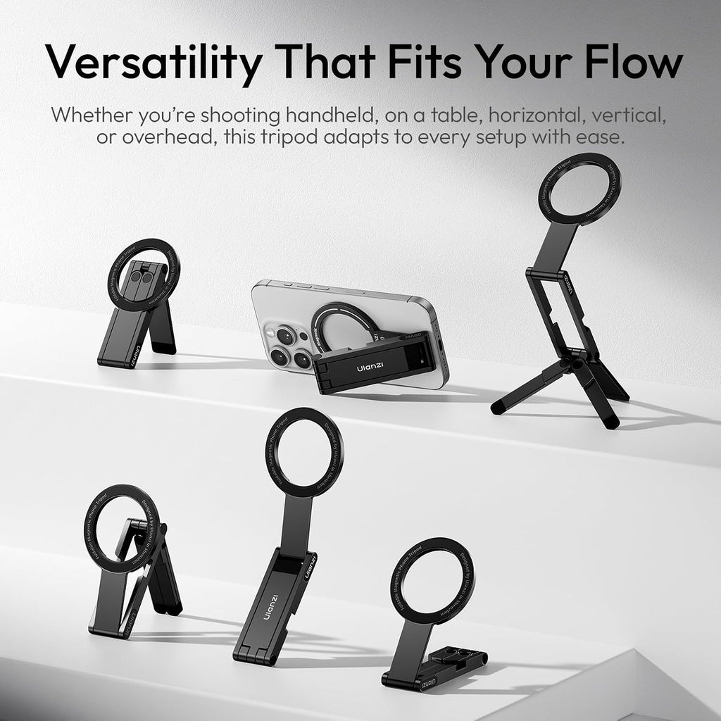 ULANZI MA60 Magnetic Phone Tripod Stand for iPhone 17 16 15 14 13 - Ultra