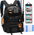 50L Fishing Backpack with 4 Tackle Boxes, Comfortable Straps