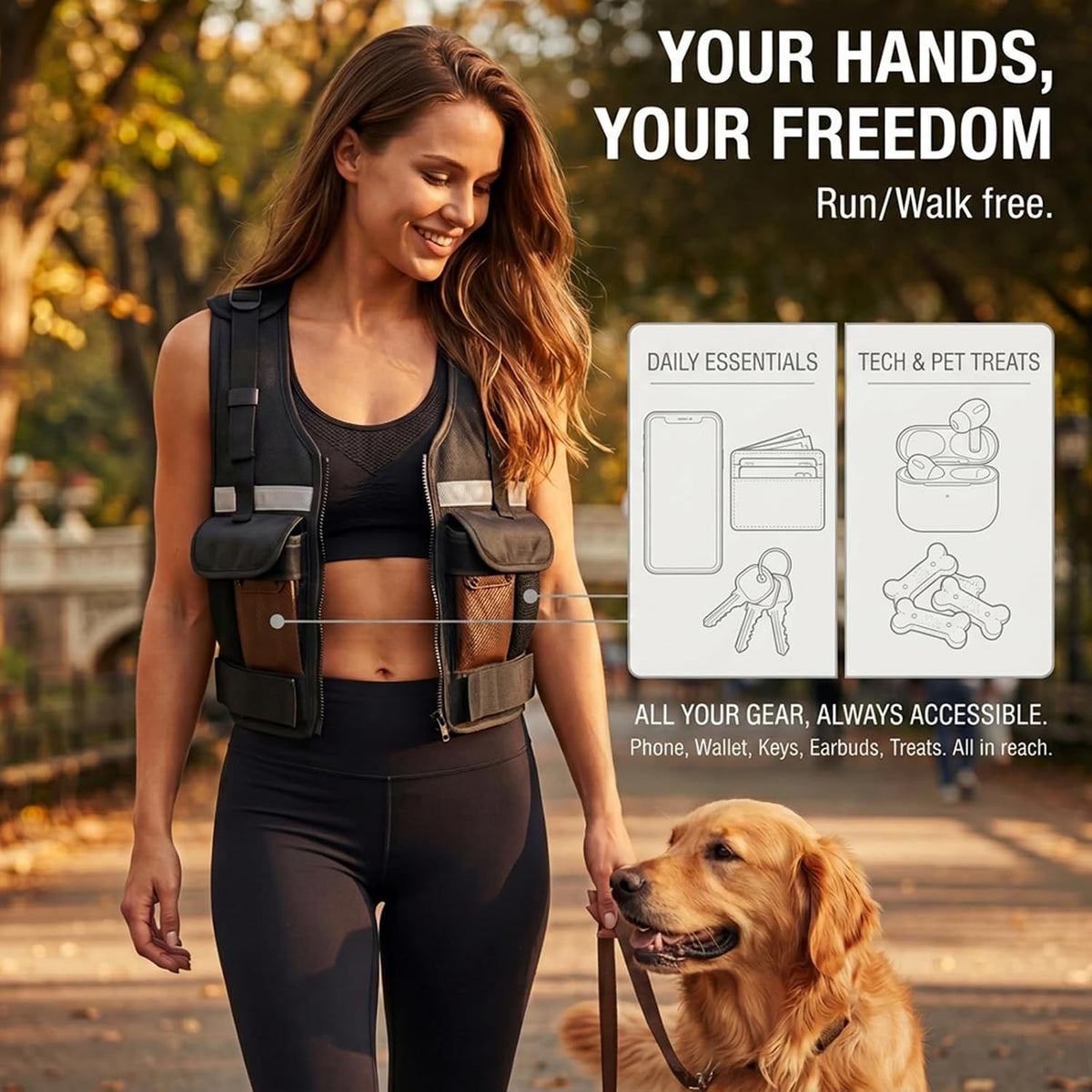2026 Upgrade Adjustable Weighted Vest 2-16 lbs, Zip Design Weight Vest for Women & Men, Durable Strength Training Vest with Reflective Strips & Pockets, Ideal for Walking Running/Rucking/HIIT/Home/Gym