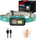 Mossy Oak 600 Lumens Headlamp, Dual Power with Motion Sensor and Magnet
