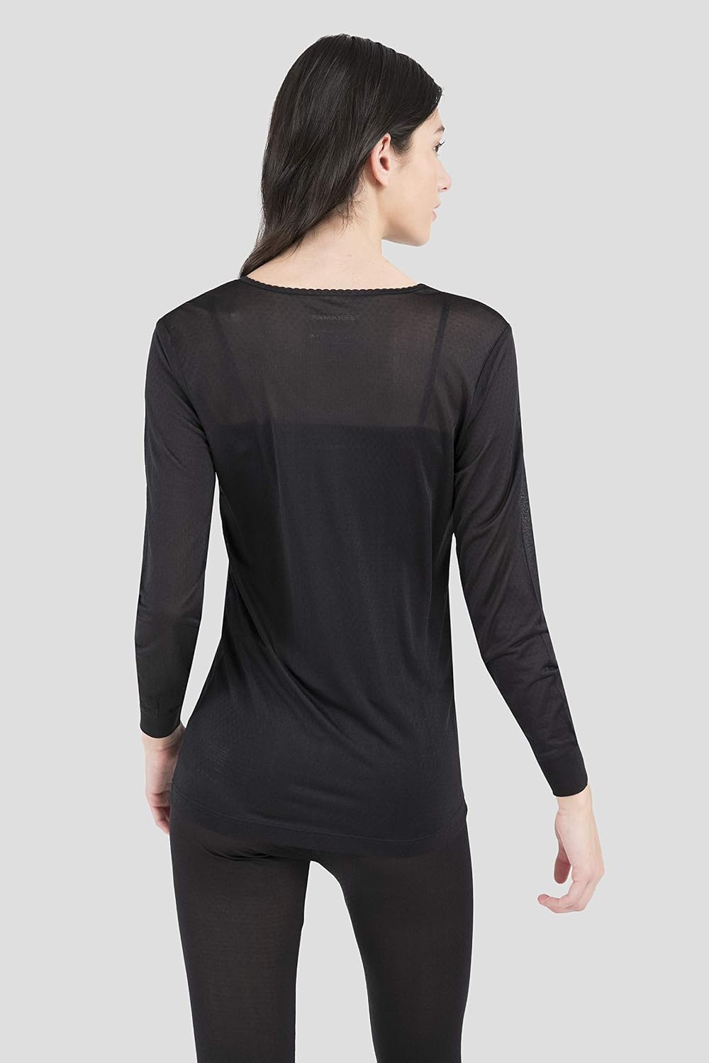 Terramar Women's Thermasilk Pointelle Scoop
