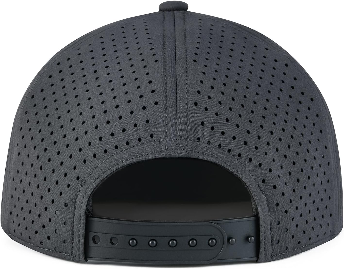 FEINION Men Laser Mesh Flat Brim Snapback Baseball Cap