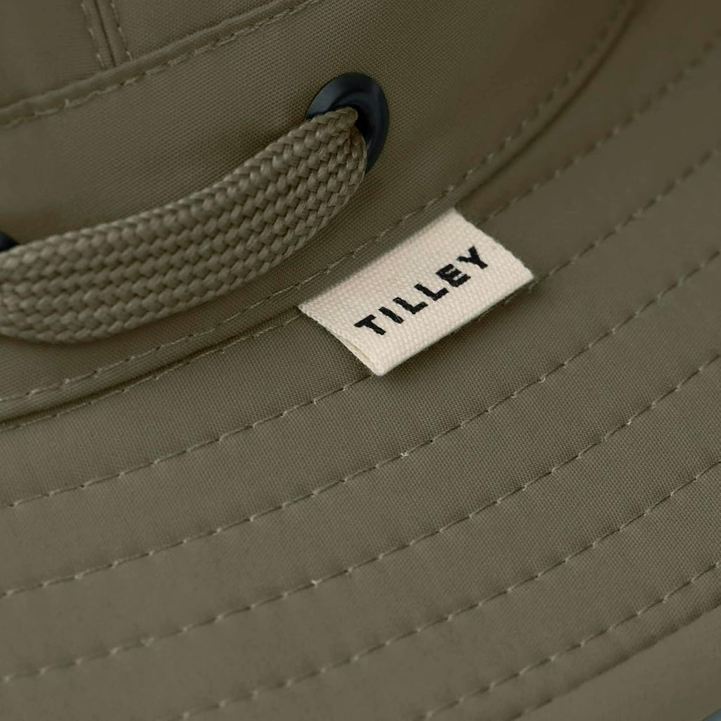Tilley Womens Ltm5 Airflo Medium Brim Recycled Sun Hat, Olive, 7.75 US