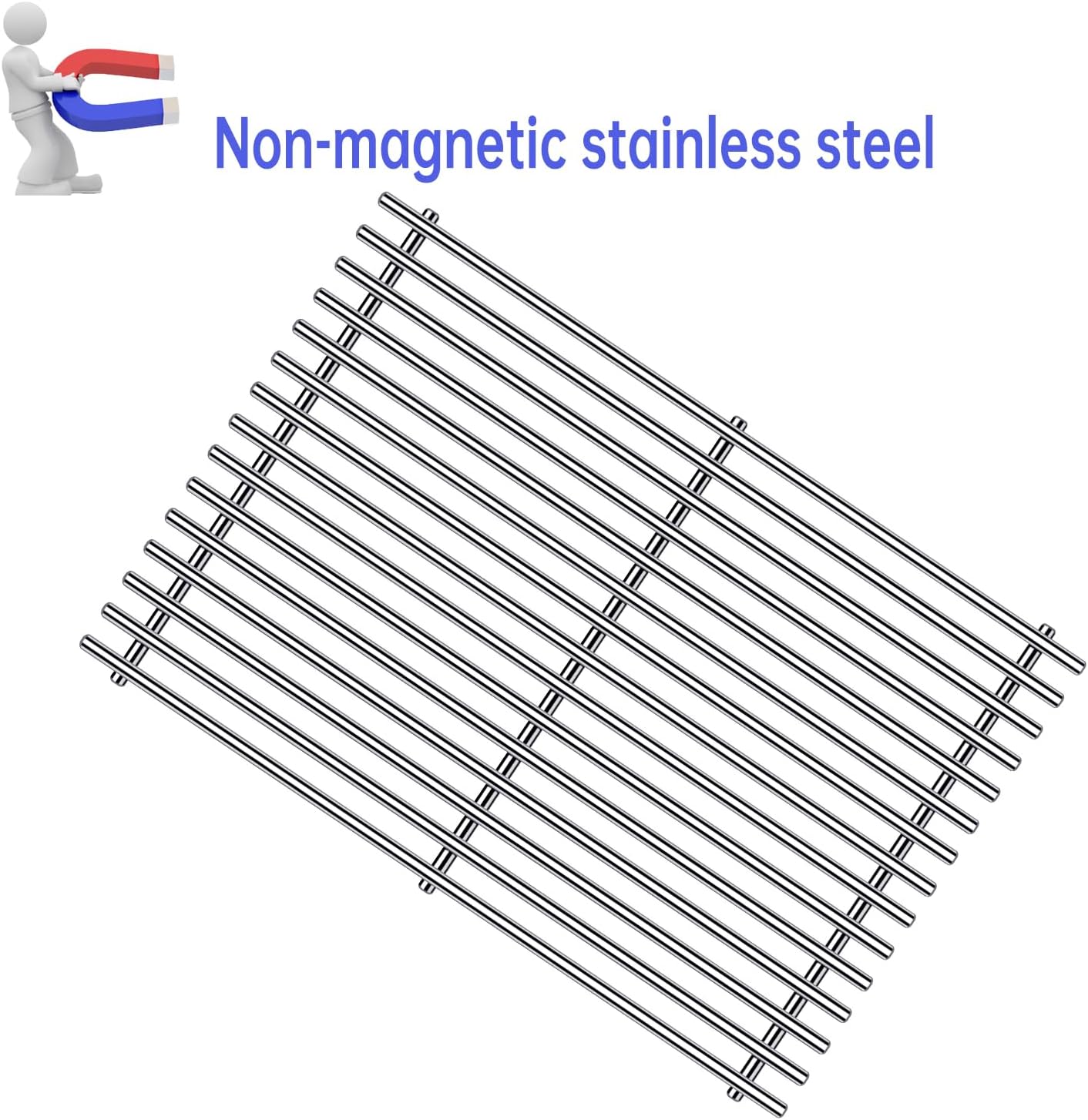 7636 7638 7639 Grill Grates Grill Replacement Parts for Weber Spirit Grill Spirit II E-310, E-320, S-310, S-320, GS4 Spirit 2 300 Flavorizer Bars 15.3”, 17” Stainless Steel BBQ Grid Accessories