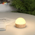Kintion Portable Night Light, Rechargeable Dimmable 8 Color Lighting (1pcs)