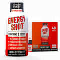 B12 Pomegranate Extra Strength Energy Shot 48 PK – 260mg Natural Caffeine B12 B6 – Energy & Vitality Support – 2 Servings Sugar Free Zero Calorie Green Tea B-Vitamins Electrolytes Vegan – 1.93 fl oz