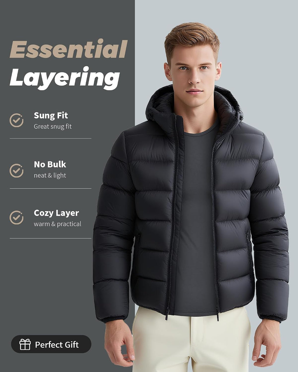 Thermal Underwear for Men Long Johns Set Fleece Lined Winter Cold Weather