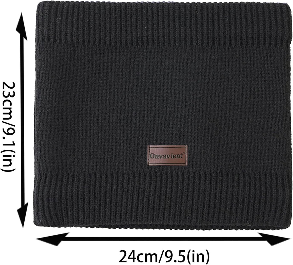 Winter Neck Warmer Gaiter for Men, Neck Scarf Neck Gaiter Women Ski, Fleece Windproof Face Mask Scarves