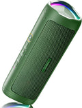 Bluetooth Speaker, 20W HD Sound, Portable Wireless, IPX5 Waterproof, Up to 24H Playtime, TWS Pairing, for Home/Party/Outdoor/Camping/Beach Essentials, Electronic Gadgets, Birthday Gift (Green)
