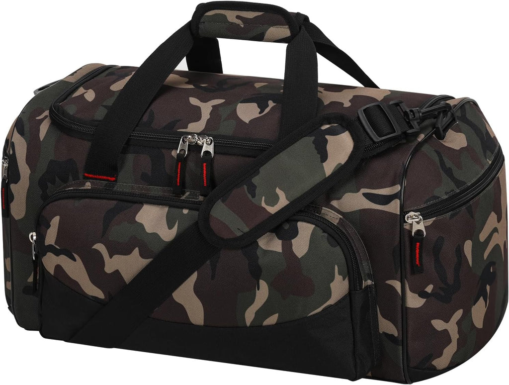 30L Gym Sport Duffle Bag, 17 inch, Camo