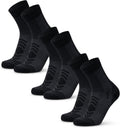 DANISH ENDURANCE Merino Wool Hiking Socks, Lightweight, 3 & 5-Pack