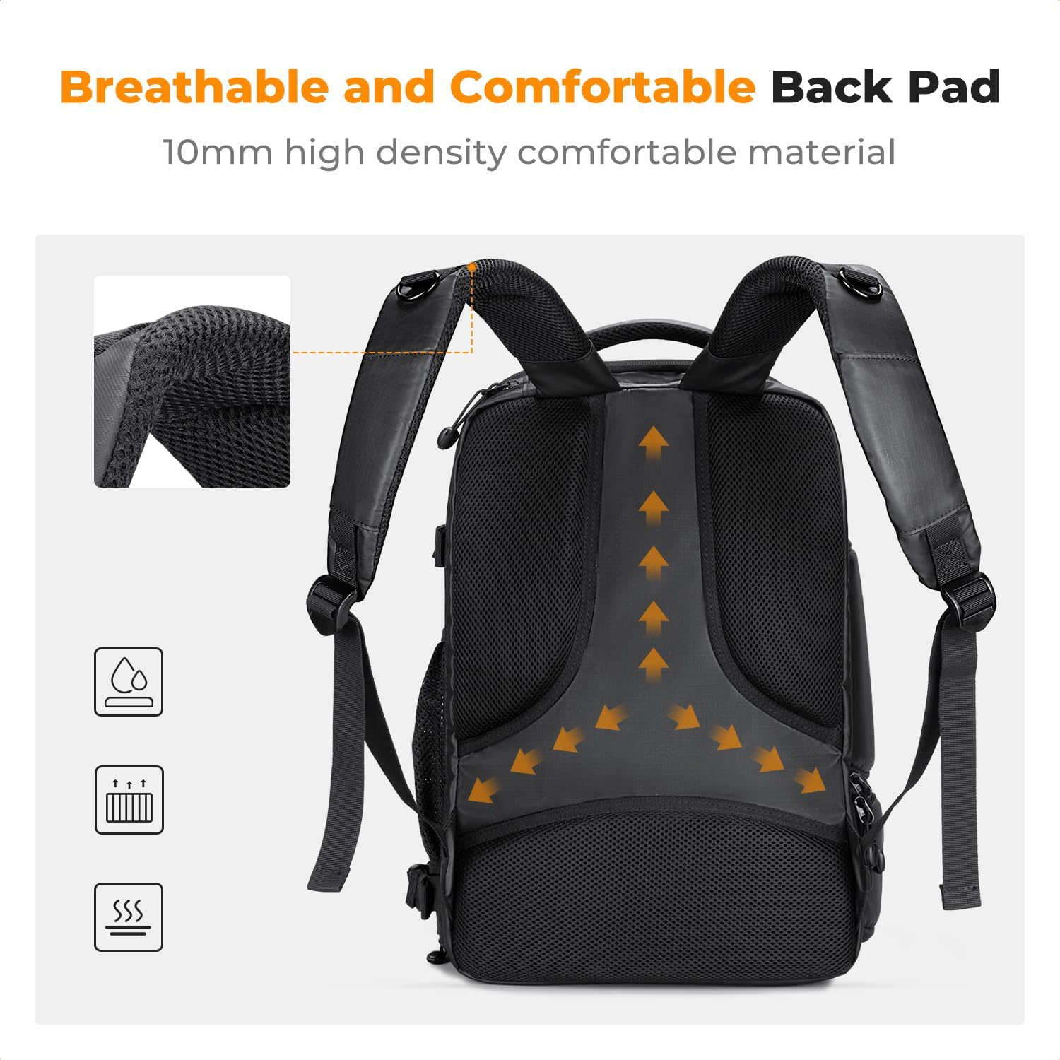 K&F CONCEPT Camera Backpack,25L Large Capacity Camera Bag for Photographers