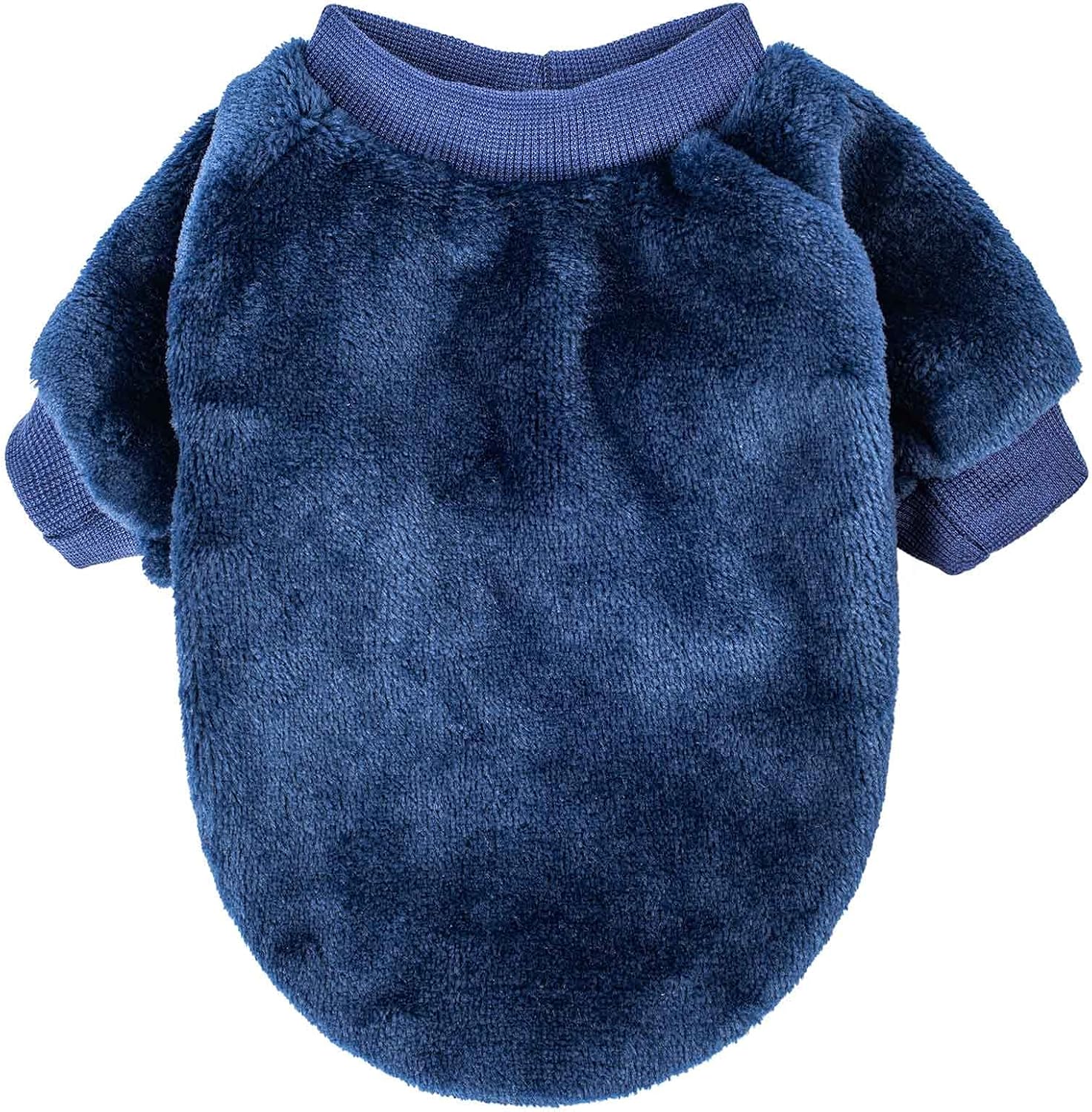 FabriCastle Small Dog Sweater, 3-Pack Dog & Cat Clothes, Soft and Warm Pet Jackets XXS XS S for Small Dogs Male & Girl, Winter Pet Apparel Costumes, Puppy Outfits (Grey,Blue,Dark Blue, Medium)