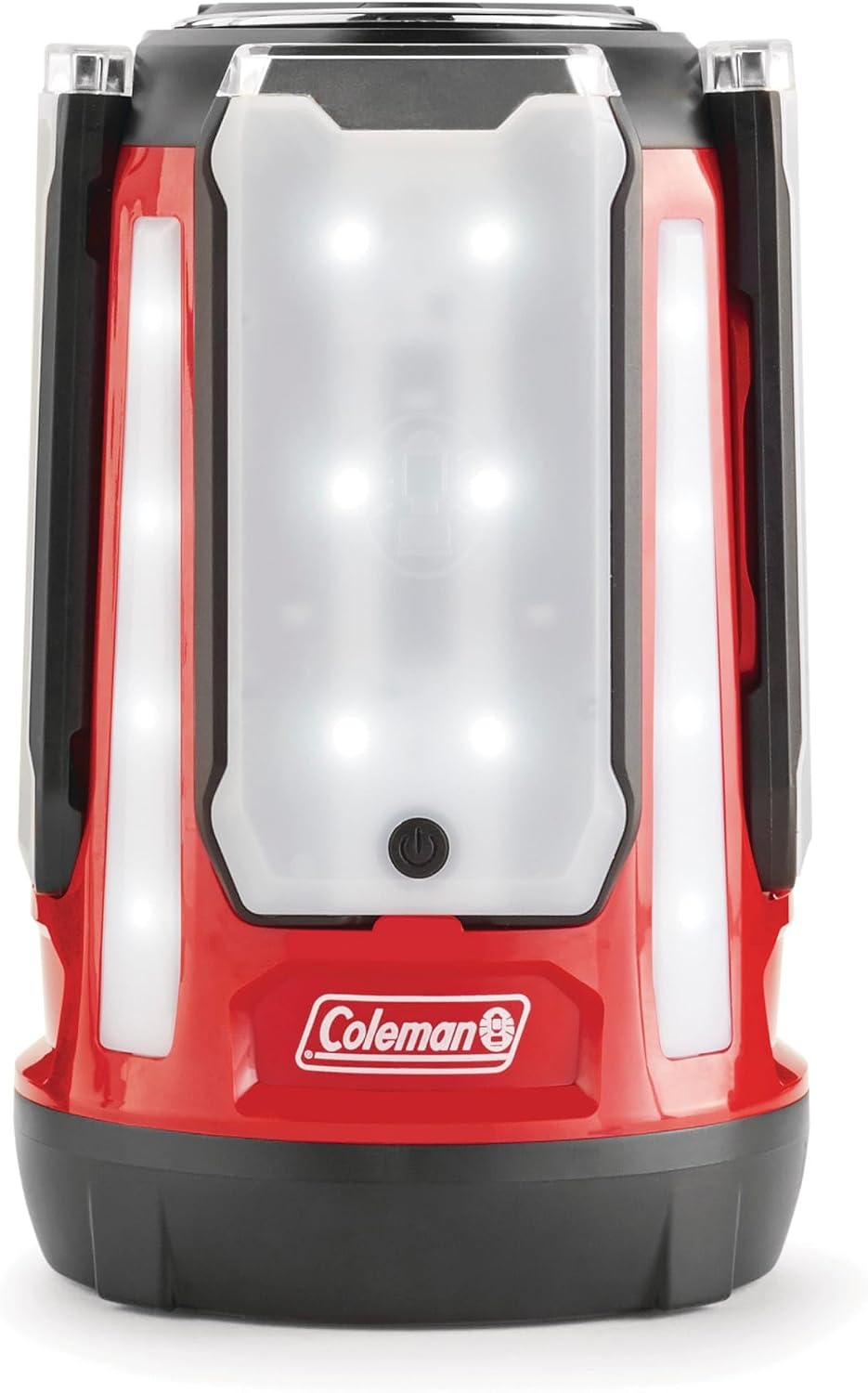 Coleman Multi-Panel LED Lantern: Rechargeable Water-Resistant Magnetic Light Panels Built-In Flashlight USB Charging Port; Excellent for Camping Hunting Emergencies etc