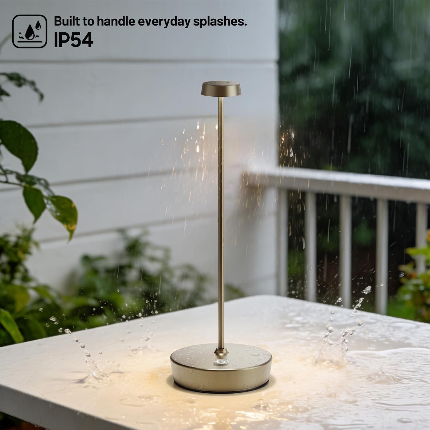 2 Pack Rechargeable Cordless Table Lamp, 6000mAh Battery Table Light