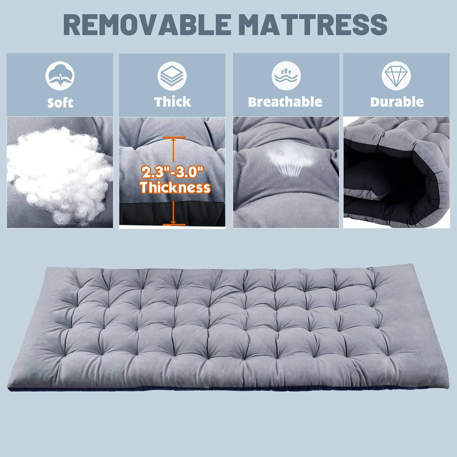 Slsy 2 Pack Folding Camping Cot for Adults with Mattress & Carry Bag
