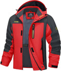 MAGCOMSEN Men's Rain Jacket Lightweight Windbreaker Fishing Raincoat
