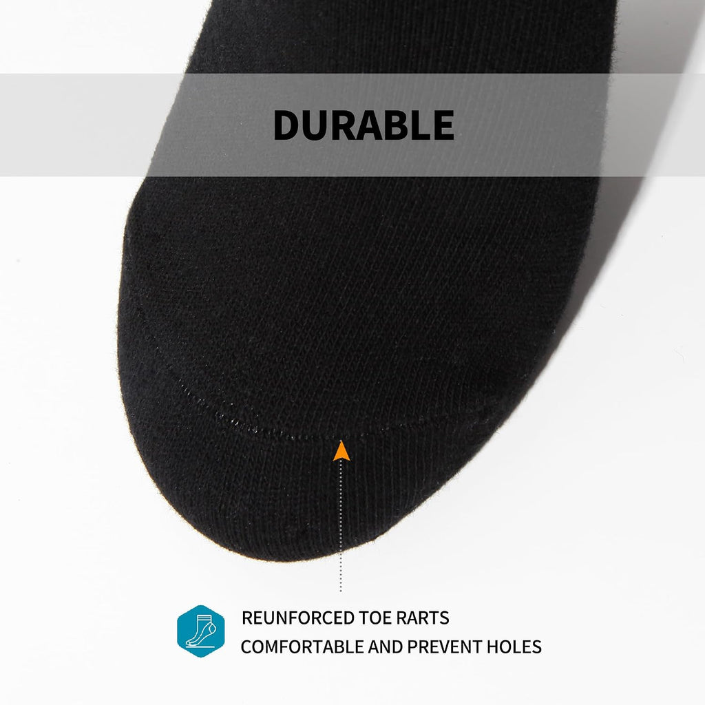 Nroktia 6/10 Pairs Non-Slip No Show Socks Men's & Women's Low-Cut Liners