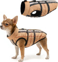 SCENEREAL Winter Dog Vest Coat with Harness Built in