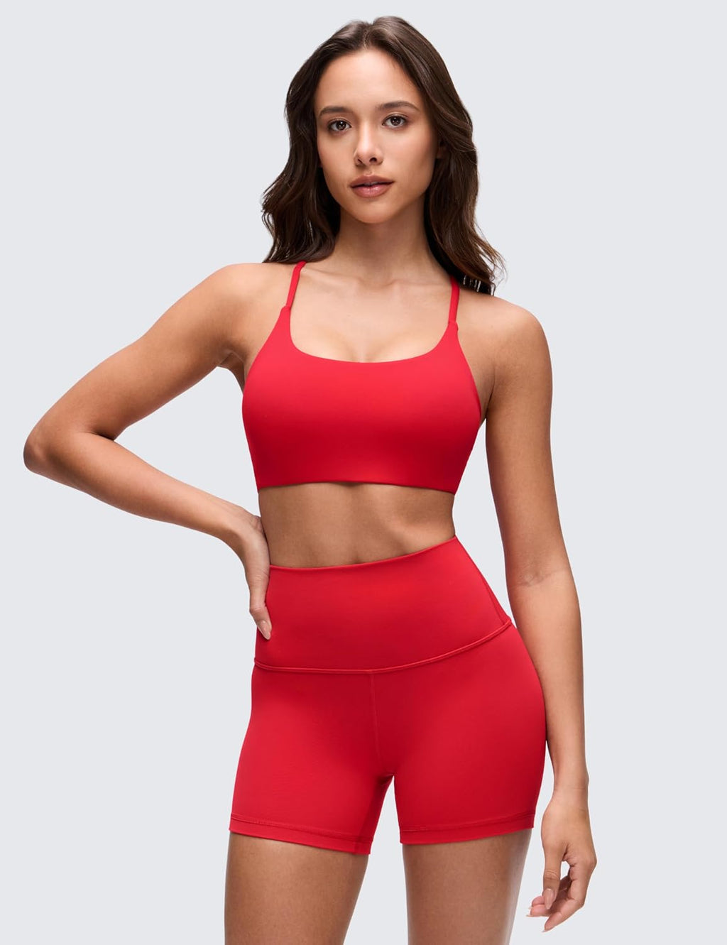 CRZ YOGA Butterluxe Twist Back Sports Bras