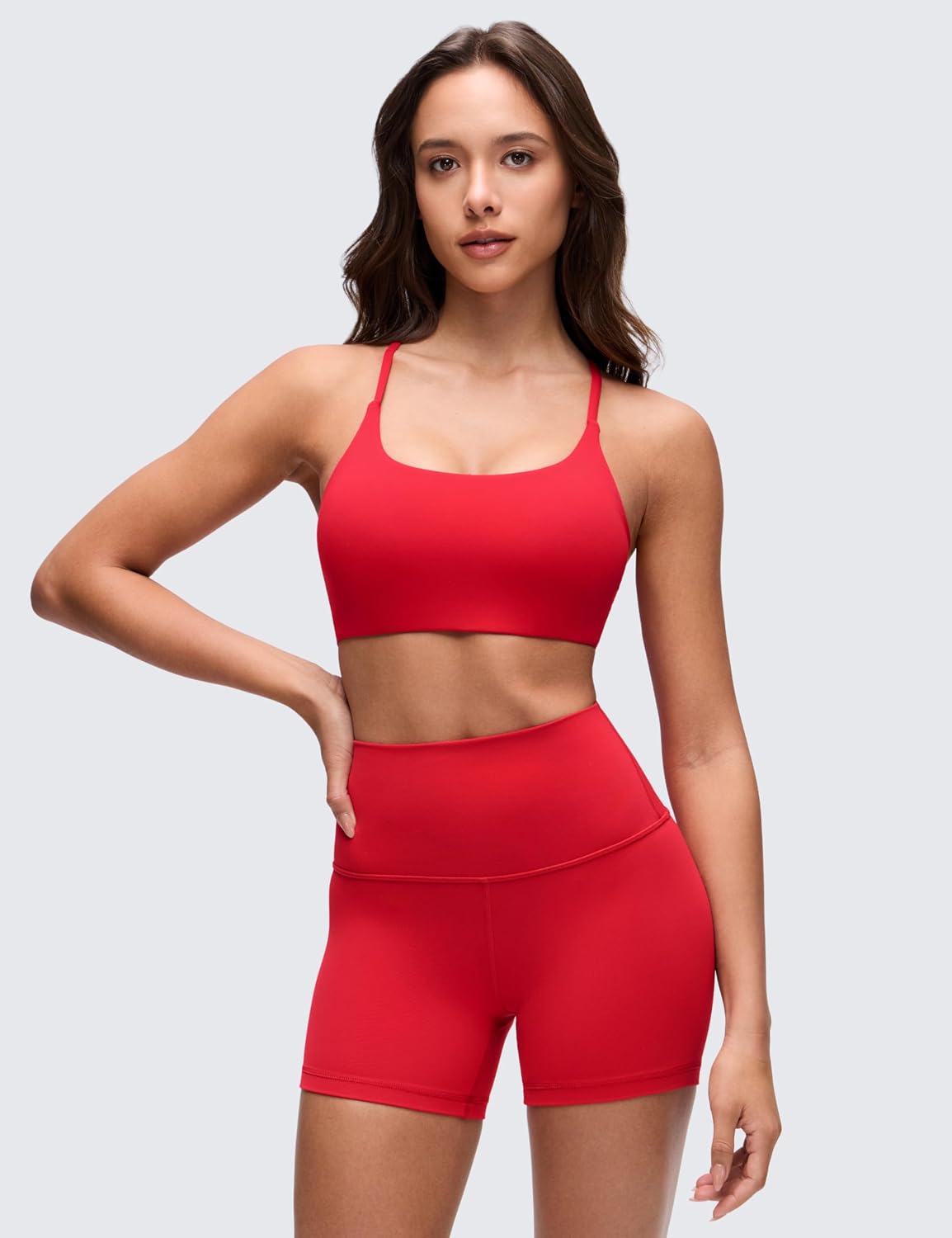 CRZ YOGA Butterluxe Twist Back Sports Bras