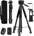 K&F CONCEPT 68" Camera Tripod Lightweight Portable DSLR Tripods