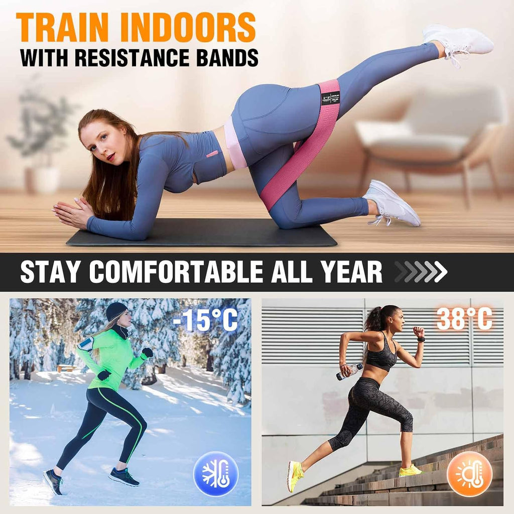 Fabric Resistance Bands for Working Out