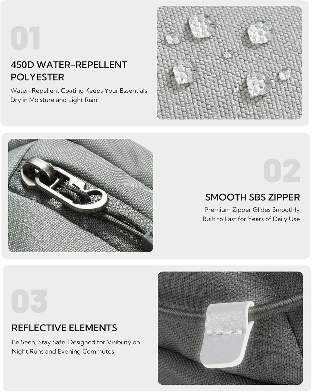 WATERFLY Small RFID Fanny Pack: 1.5L Waist Bag 12" Extender Belt for Hiking