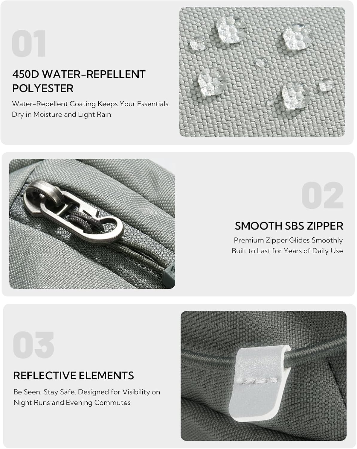 WATERFLY Small RFID Fanny Pack: 1.5L Waist Bag 12" Extender Belt for Hiking