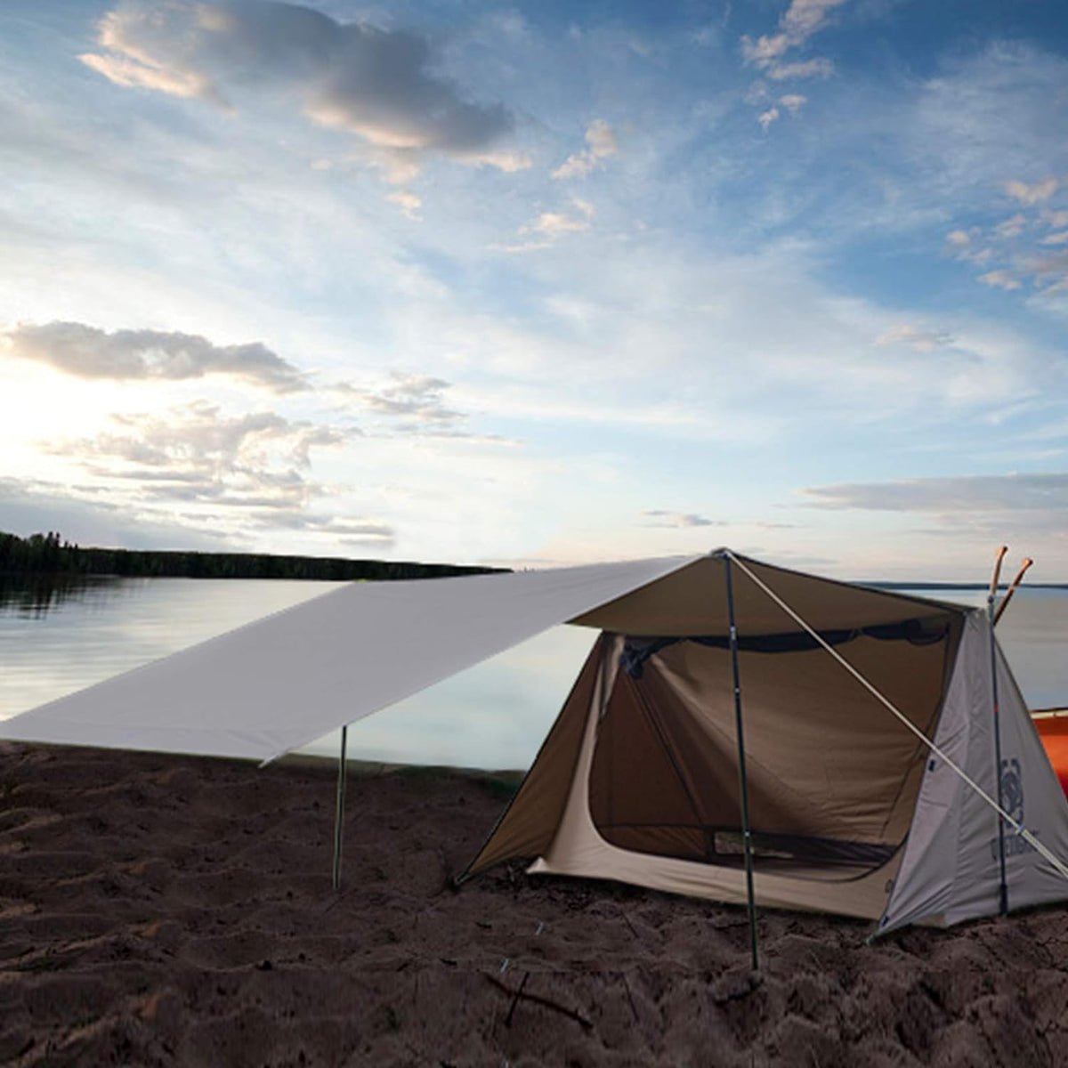 OneTigris Waterproof Tent Footprint, 81" x 65", 1500mm Waterproof