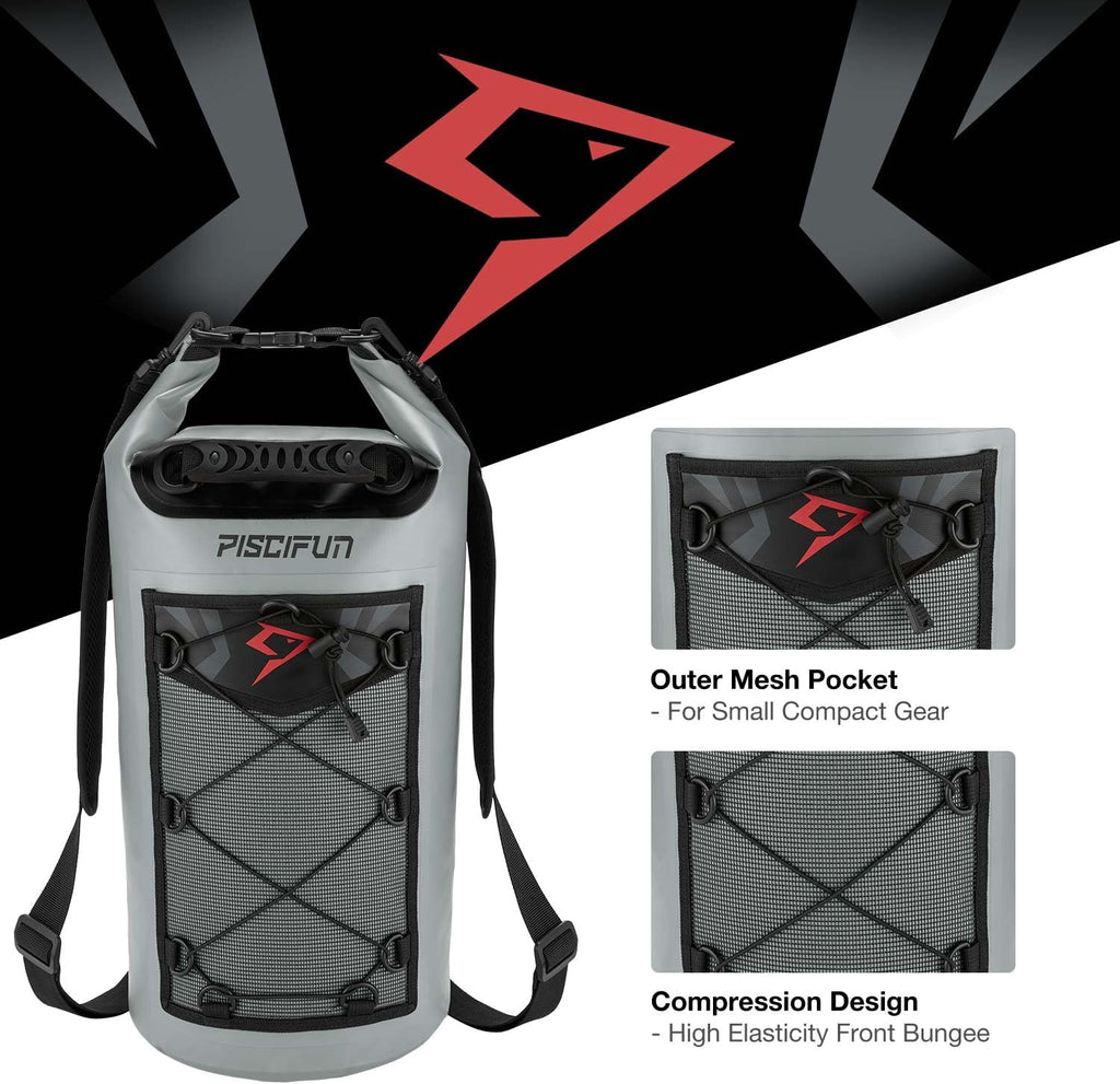 Piscifun Dry Bag, Waterproof Floating Backpack 10L/20L/30L/40L