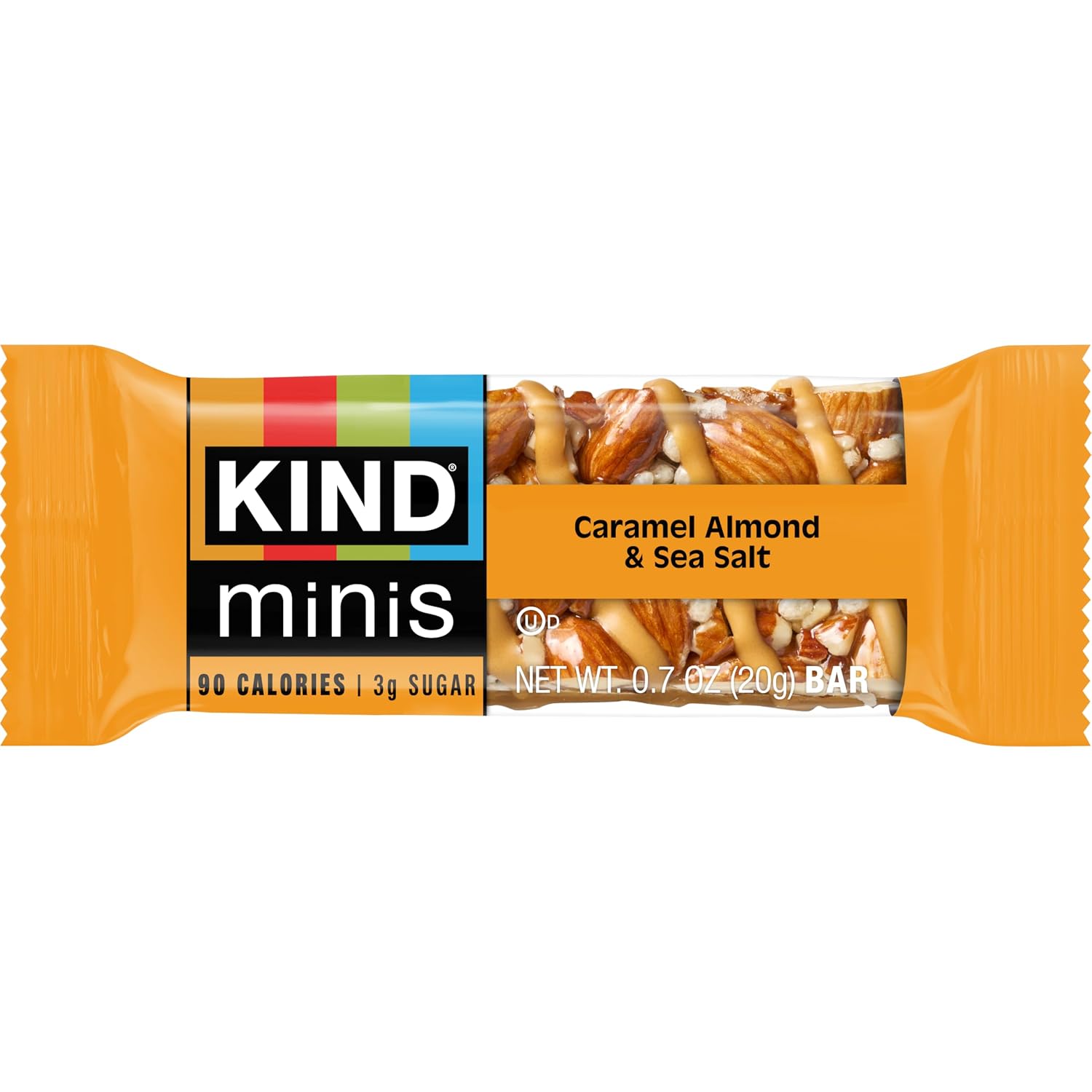 KIND Mini Bars, Dark Chocolate Nuts & Sea Salt/Caramel Almond & Sea Salt, Gluten Free, 100 Calories, Low Sugar, 80 Count (Pack of 2)