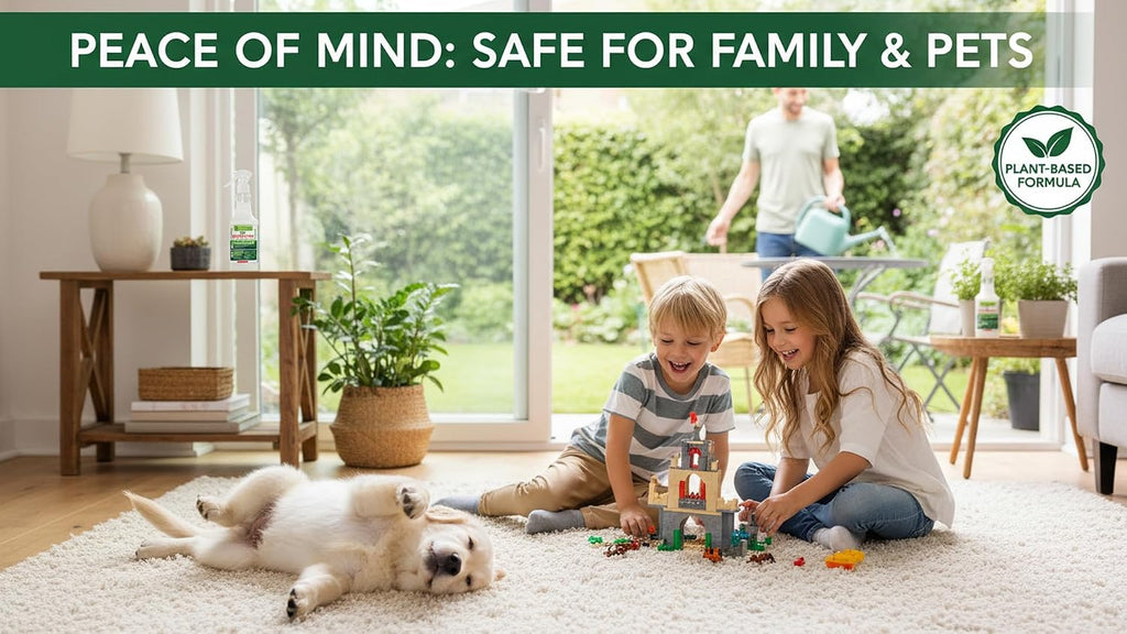 All-Natural Ant Control & Repellent Spray (16oz) – Ready-to-Use Peppermint, Clove & Geraniol Essential Oil Pest Defense – Safe for Indoors, Outdoors, Kids & Pets