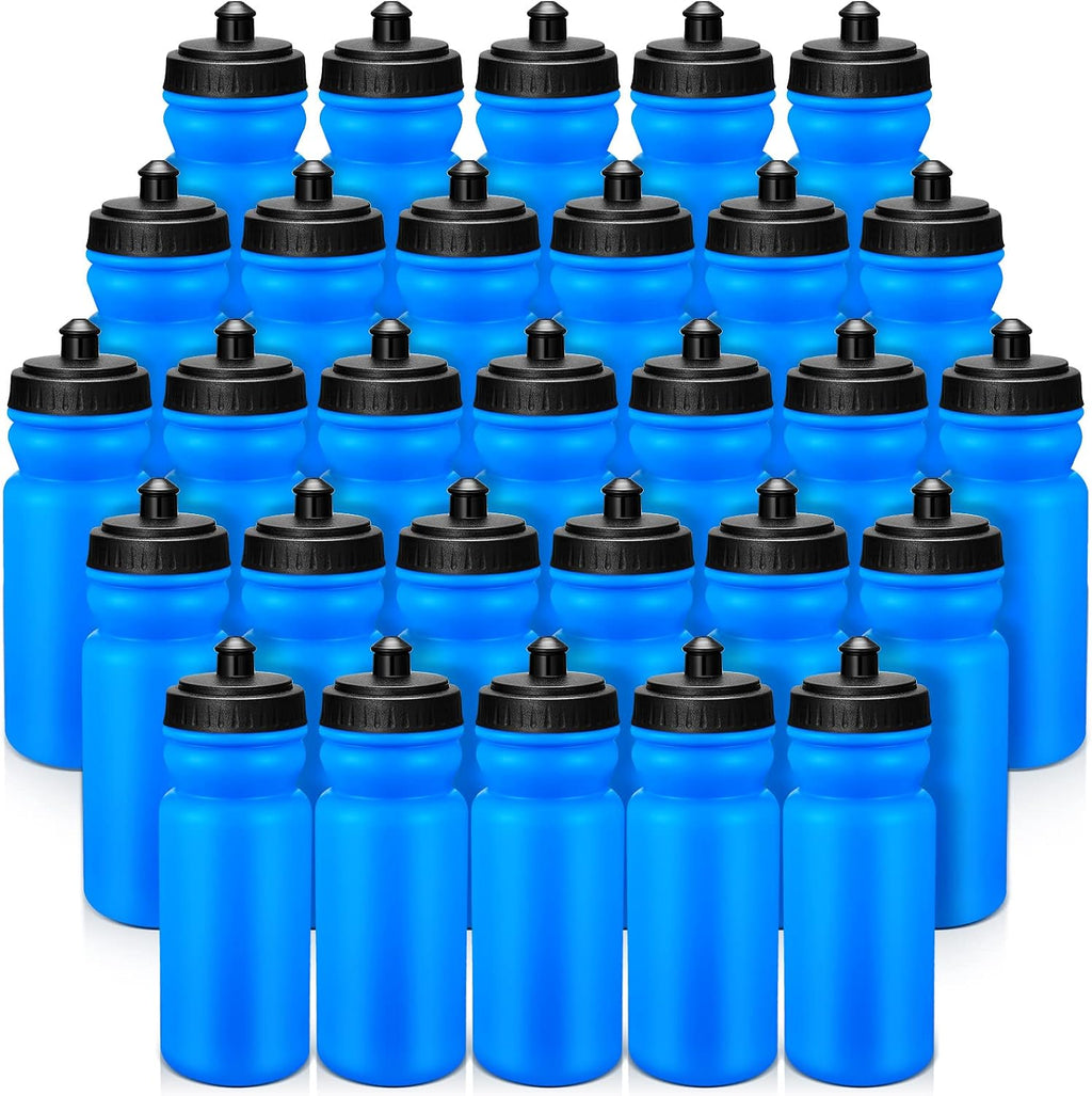 Suclain 50 Pieces Sports Water Bottles 20 oz Water Bottles