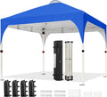 Yaheetech 10x10 Pop Up Canopy Tent for Outdoor Events, Blue