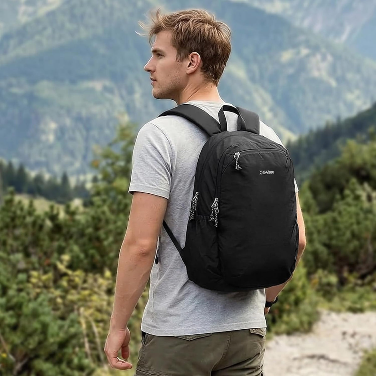 G4Free 15L Hiking Backpack Lightweight Small Daypack for Women Men