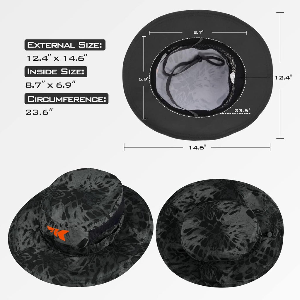 KastKing Sol Armis UPF 50 Boonie Hat for Sun Protection,Men Women