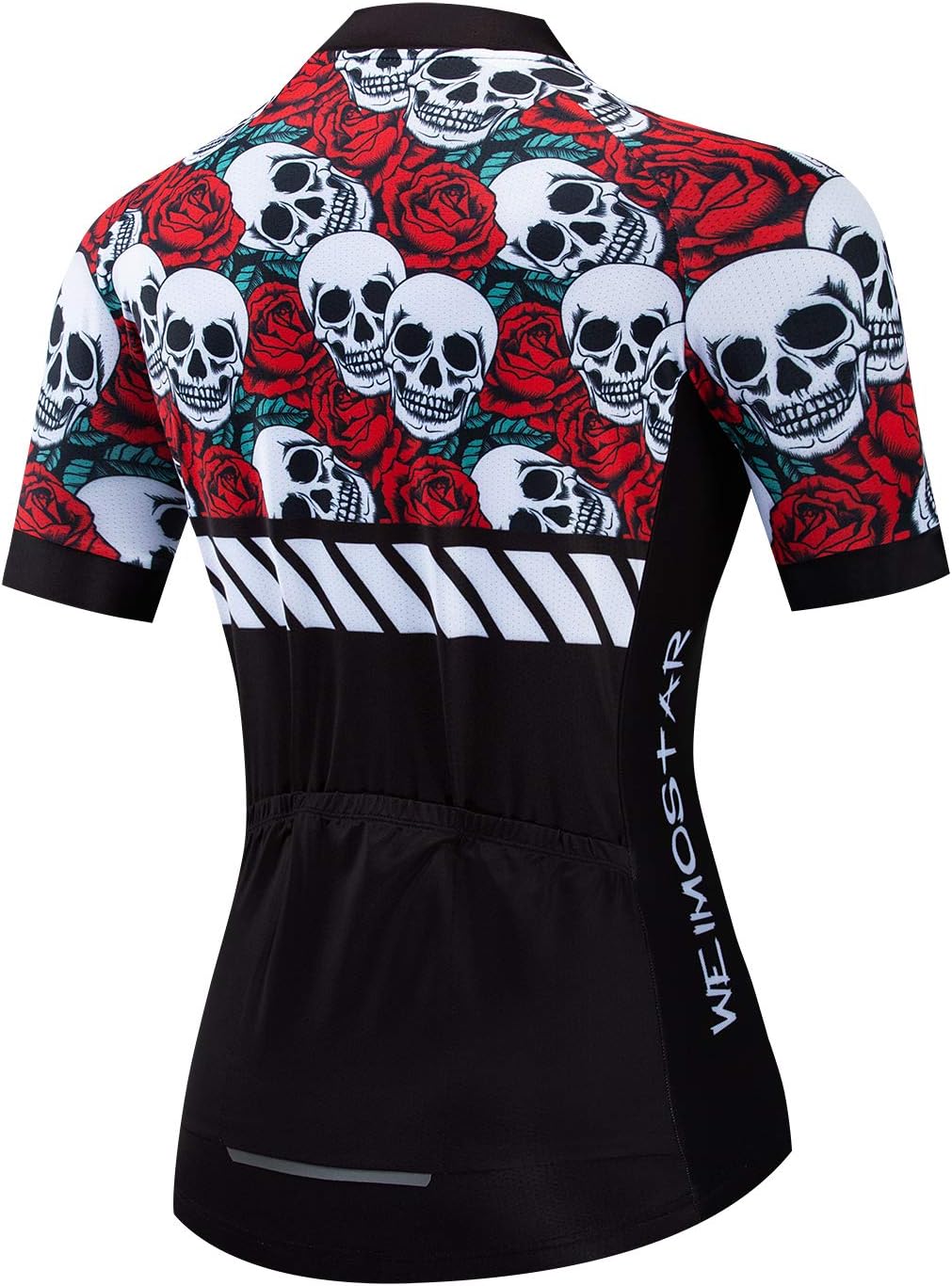 JPOJPO Womens Cycling Jersey,Bike Shirt Quick-Dry Breathable Reflective S-2XL Tops