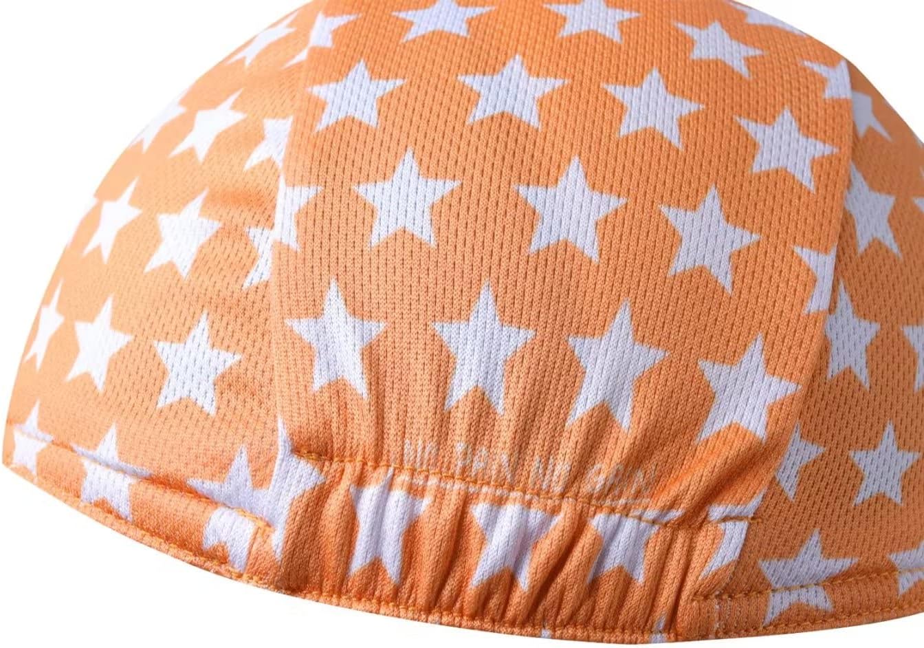 Funny Cycling Cap - Polyester Cartoon Cycling Hat-Under Helmet - Cycling Helmet Liner Breathable&Sweat Uptake