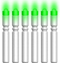 CosiComu Fishing Bobber Lights,Night Fishing Float Lights,Fishing Glow Sticks,Lighted Nocks for Arrows 6-Pack