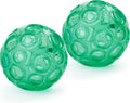 OPTP Franklin Method Textured Ball Set – Green Massage Balls, 3 1/2" Pair
