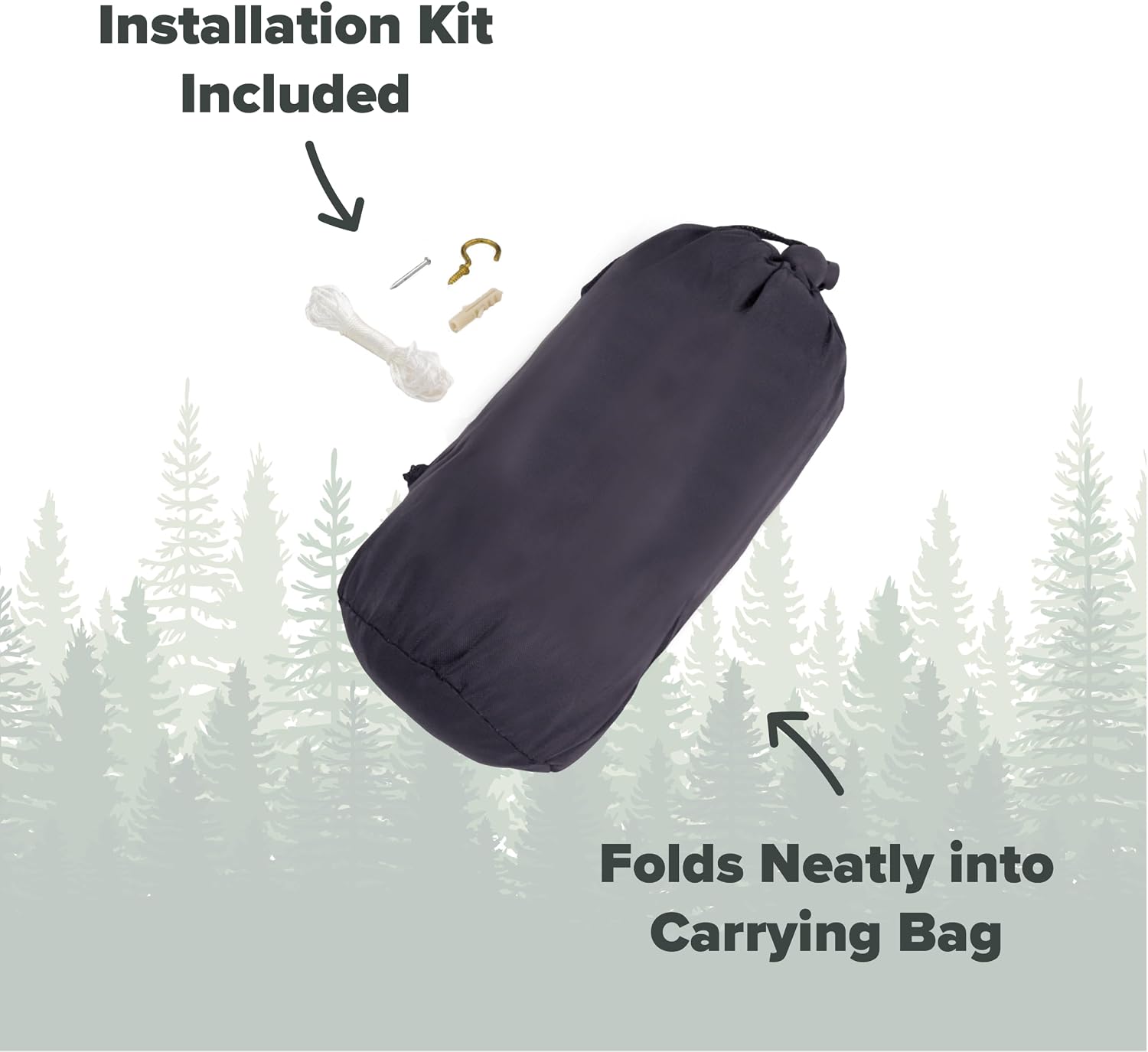 Coghlan's Hiker's Rectangular Mosquito Net – Lightweight Mesh Shelter for Camping, Backpacking, and Outdoor Insect Protection – Includes Corner Rings and Carry Bag – 79”H x 83”L x 57”W