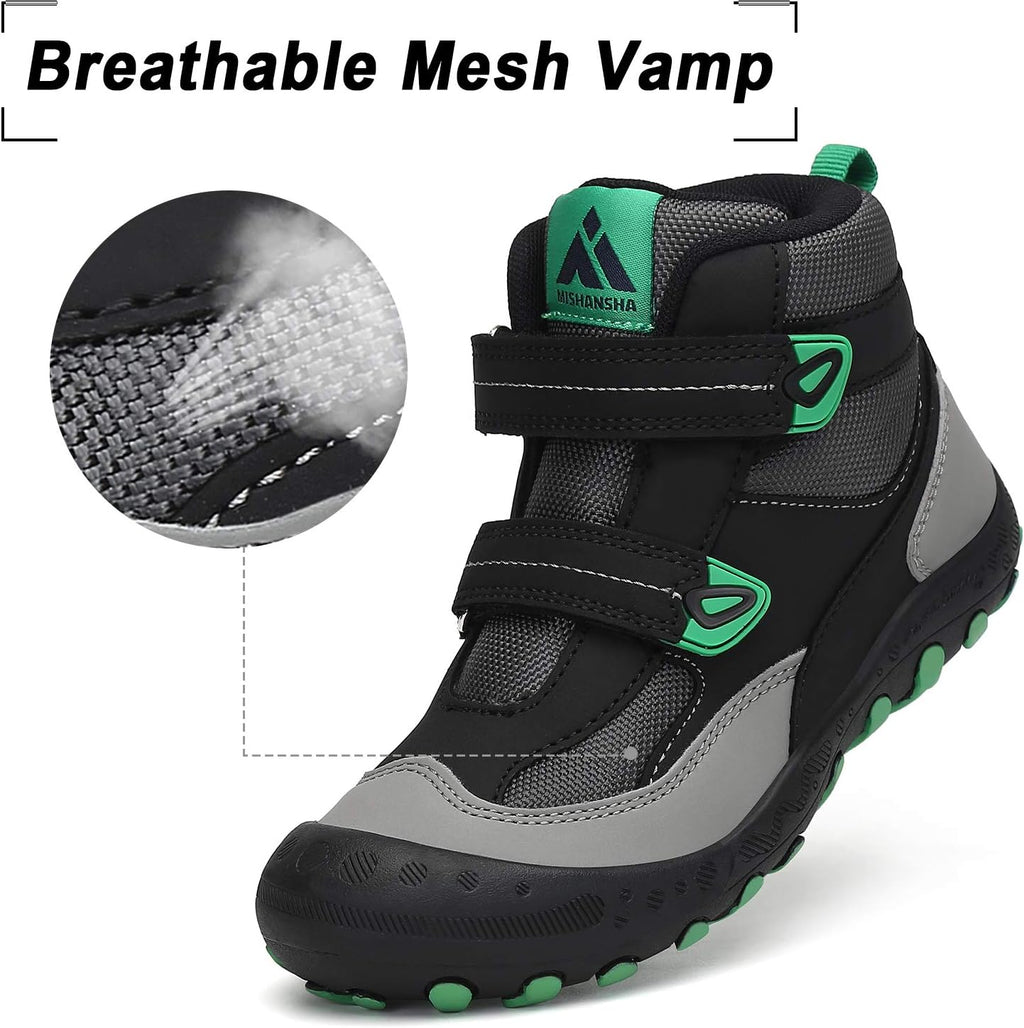 Mishansha Kids Hiking Boots Toddler Boys Girls Hiking Shoes Outdoor Trail