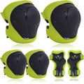 Kids Protective Gear Set Knee Pads for Kids 3-8 Years, Toddler Knee Pads and Elbow Pads for Girls Boys with Wrist Guards 3 in 1 for Skating Cycling Bike Rollerblading Scooter