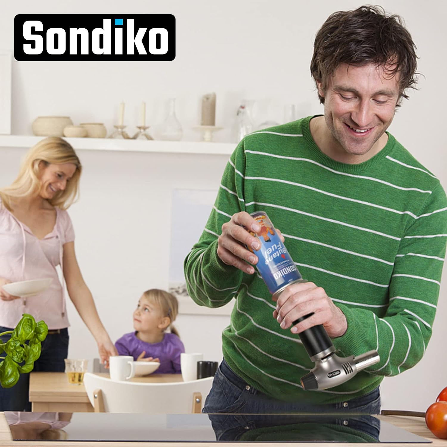 Sondiko Butane Refill, High-Purity Butane Fuel Canister 100ml
